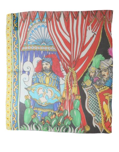 Silk Printed Square Foulard Women's Scarf - Dolce & Gabbana - Modalova