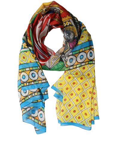 Silk Printed Shawl Stole Women's Scarf - Dolce & Gabbana - Modalova