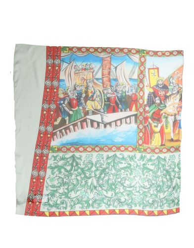 Silk Printed Square Foulard Women's Scarf - Dolce & Gabbana - Modalova
