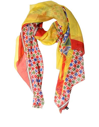 Silk Carretto Shawl Stole Women's Scarf - Dolce & Gabbana - Modalova