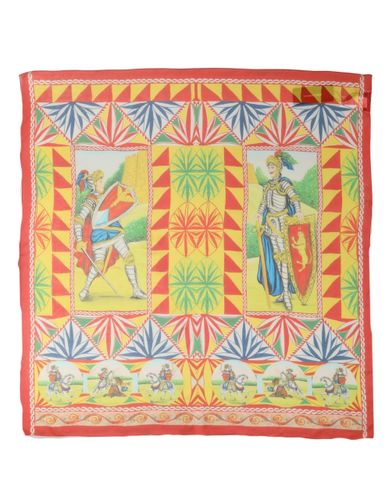 Silk Carretto Print Foulard Women's Scarf - Dolce & Gabbana - Modalova