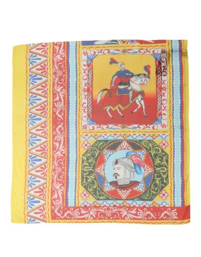 Silk Printed Square Foulard Women's Scarf - Dolce & Gabbana - Modalova