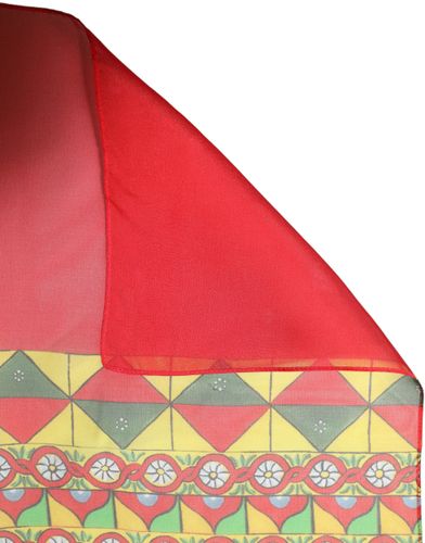Silk Geometric Print Shawl Stole Women's Scarf - Dolce & Gabbana - Modalova