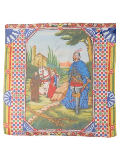 Silk Printed Square Foulard Women's Scarf - Dolce & Gabbana - Modalova
