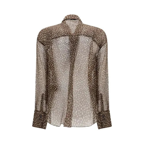 Silk Pattern Women's Shirt - Brunello Cucinelli - Modalova