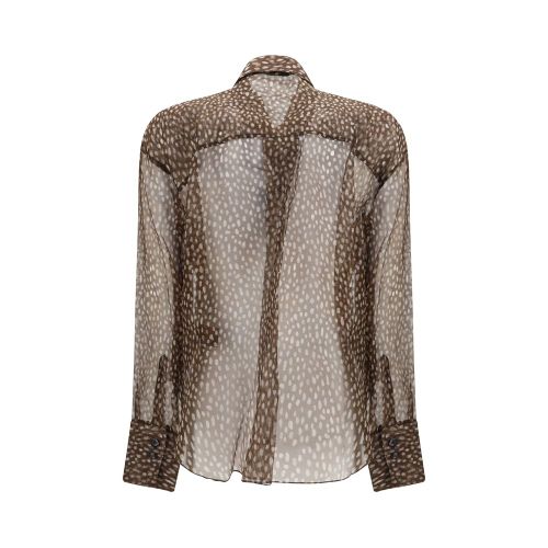 Silk Pattern Women's Shirt - Brunello Cucinelli - Modalova