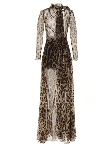 Silk Casual Women's Dress - Dolce & Gabbana - Modalova