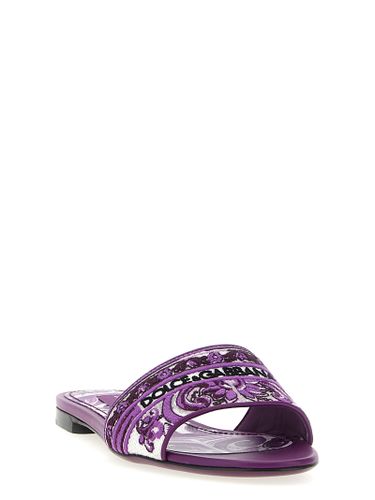 Cotton Women's Slides - Dolce & Gabbana - Modalova