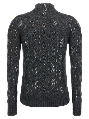 Virgin Wool Women's Cardigan - Ermanno Scervino - Modalova