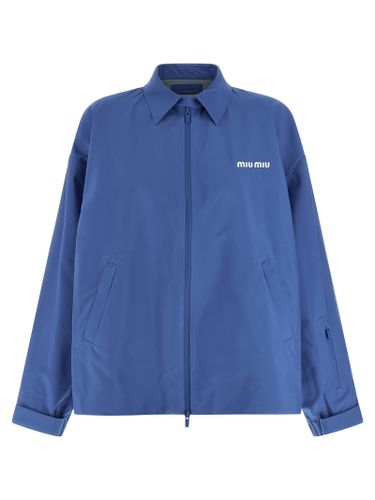 Recycled Polyester Shell Women's Jacket - Miu Miu - Modalova