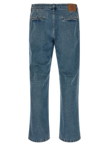Cotton Straight-Leg Men's Jeans - Prada - Modalova