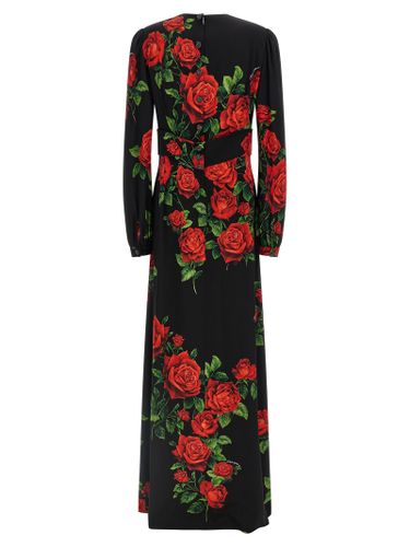 Silk Long Women's Dress - Dolce & Gabbana - Modalova