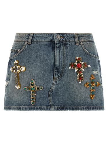 Cotton Long Women's Skirt - Dolce & Gabbana - Modalova