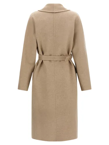 Virgin Wool Women's Coat - Ferragamo - Modalova