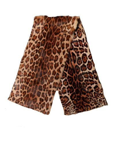 Leopard Printed Goat Hair Shawl Women's Scarf - Dolce & Gabbana - Modalova