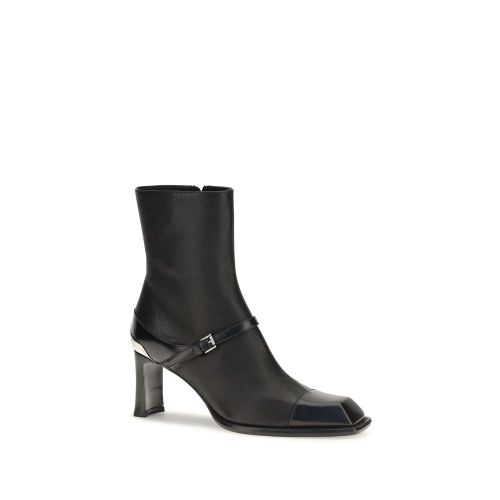 Lamb Leather Ankle Women's Boots - Alexander McQueen - Modalova