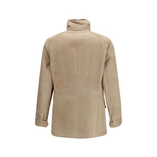 Lambskin Full-Length Men's Jacket - Brunello Cucinelli - Modalova