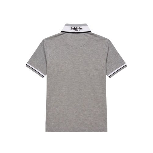 Grey Cotton Men Men's Polo - Baldinini Trend - Modalova