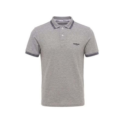 Grey Cotton Men's Men's Polo-Shirt - Baldinini Trend - Modalova