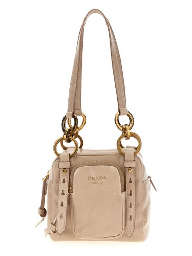 Calfskin Women's Handbag - Prada - Modalova