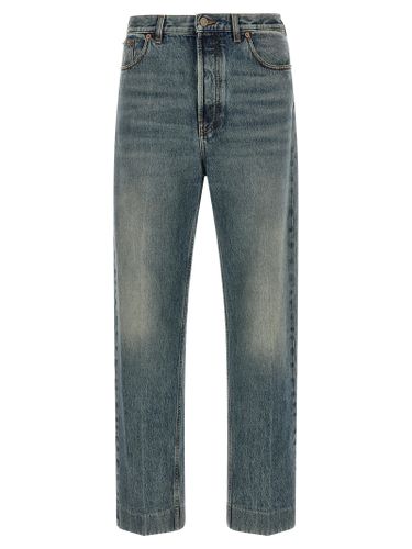 Cotton Straight-Leg Men's Jeans - Valentino Garavani - Modalova