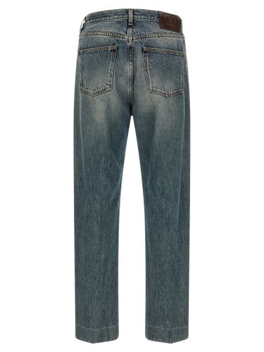 Cotton Straight-Leg Men's Jeans - Valentino Garavani - Modalova