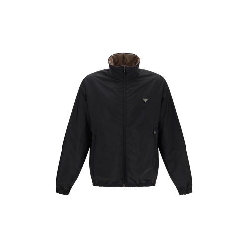 Recycled Polyamide Full-Length Men's Jacket - Prada - Modalova