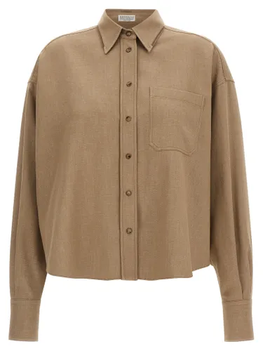 Cotton Women's Blouse - Brunello Cucinelli - Modalova