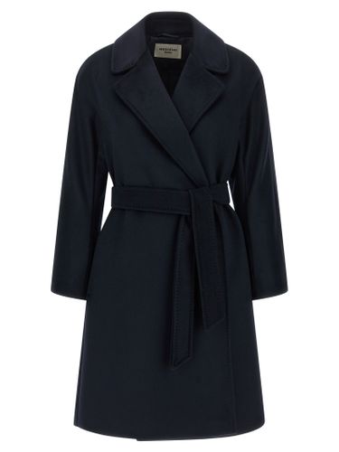 Max Mara Blue Wool Women's Coat - Max Mara - Modalova