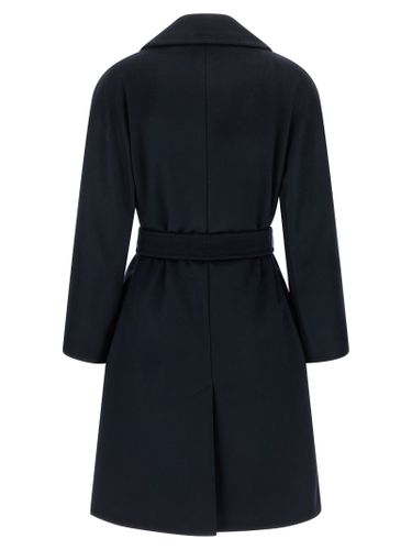 Max Mara Blue Wool Women's Coat - Max Mara - Modalova