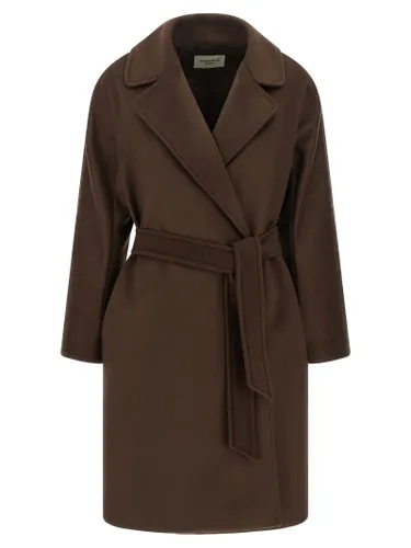 Max Mara Brown Wool Women's Coat - Max Mara - Modalova