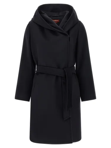 Max Mara Blue Wool Women's Coat - Max Mara - Modalova