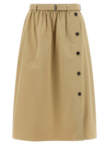 Cotton Midi Women's Skirt - Prada - Modalova
