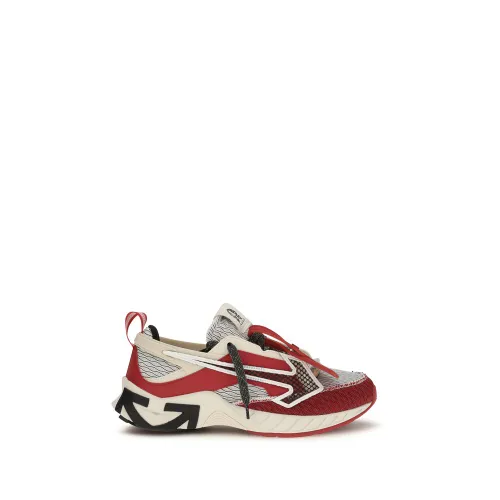 Polyester Athletic Men's Sneakers - Off-White - Modalova