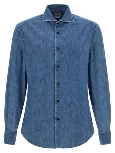 Cotton Men's Blouse - Brunello Cucinelli - Modalova