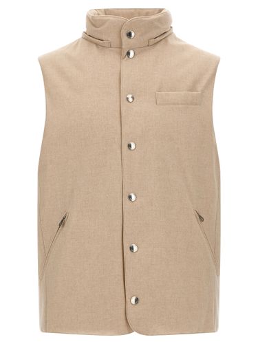 Wool Sleeveless Men's Jacket - Brunello Cucinelli - Modalova