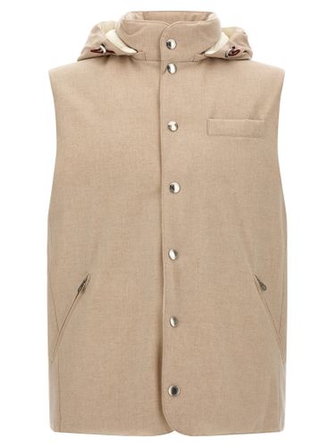 Wool Sleeveless Men's Jacket - Brunello Cucinelli - Modalova