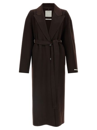 Sportmax Brown Wool Women's Coat - Sportmax - Modalova