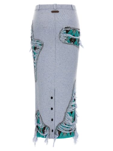Wool Midi Women's Skirt - Moschino - Modalova