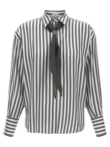 Silk Women's Blouse - Brunello Cucinelli - Modalova