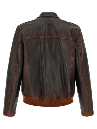 Cowhide Leather Men's Jacket - Golden Goose - Modalova