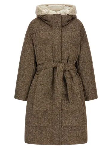 Virgin Wool Women's Coat - Brunello Cucinelli - Modalova