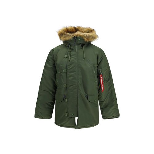 Nylon Men's Parka - ALPHA INDUSTRIES - Modalova
