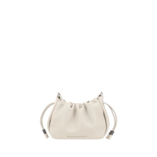 Calf Leather Bos Taurus Shoulder Women's Bag - Brunello Cucinelli - Modalova
