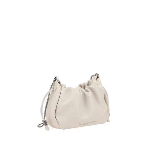 Calf Leather Bos Taurus Shoulder Women's Bag - Brunello Cucinelli - Modalova