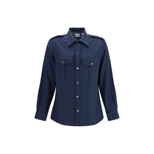 Wool Oves Aries Men's Shirt - Brunello Cucinelli - Modalova