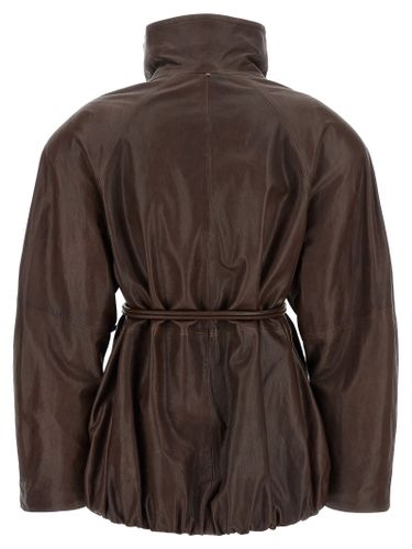 Lamb Leather Leather Women's Jacket - Sportmax - Modalova
