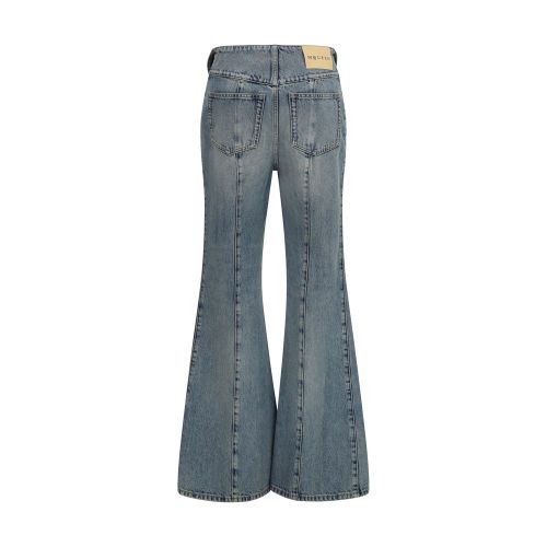 Cotton Flared Women's Jeans - Alexander McQueen - Modalova