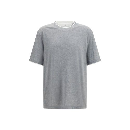 Cotton Men's T-Shirt - Brunello Cucinelli - Modalova