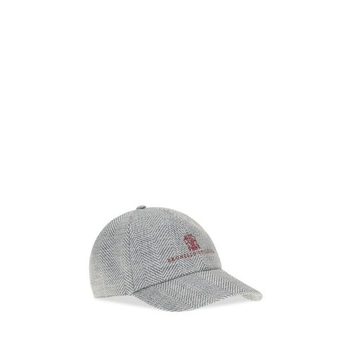 Wool Oves Aries Cap (Baseball Men's Hat) - Brunello Cucinelli - Modalova